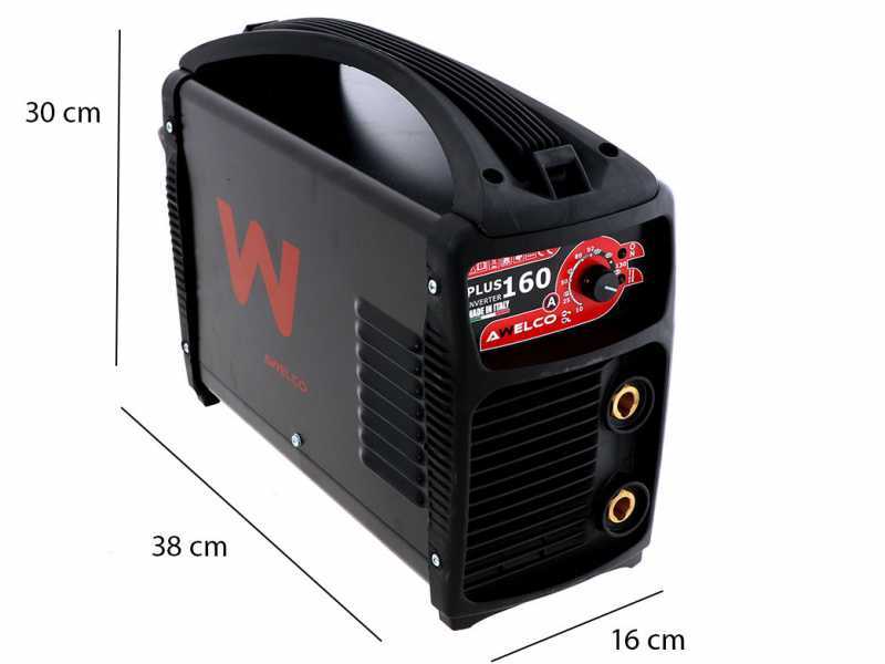 Soldadora inverter con electrodos MMA Awelco Plus 160