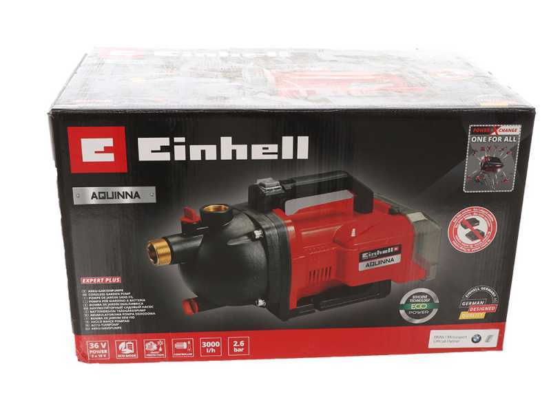 Bomba autocebante de bater&iacute;a Einhell AQUINNA - 3Ah 2X18V