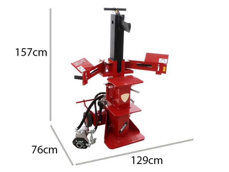 Ceccato BULL SPLT12F - Astilladora de le&ntilde;a para tractor - Vertical