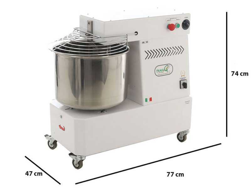 Famag IM 40/400 1 Velocidad - Amasadora de espiral 38 kg trif&aacute;sica
