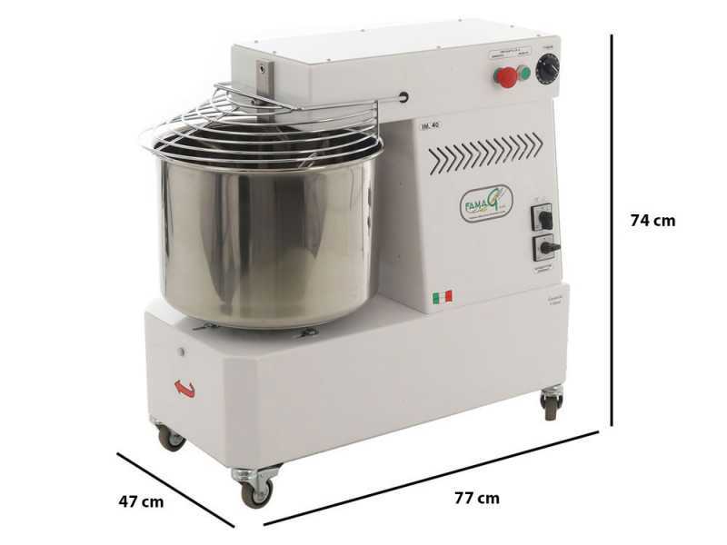 Famag IM 40/400 2 Velocidades - Amasadora de espiral 38 kg trif&aacute;sica