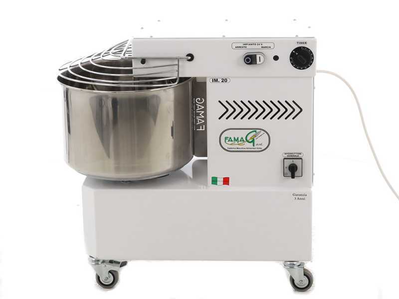 Famag IM 20/230 New 1 velocidad - Amasadora de espiral 18 kg