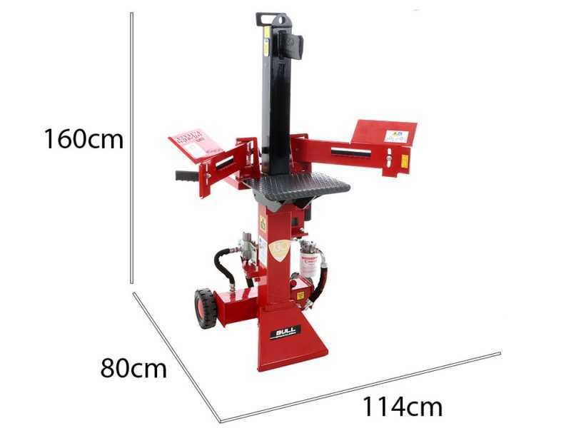 Ceccato BULL SPLE 8L - Astilladora de le&ntilde;a el&eacute;ctrica - Vertical - 230V