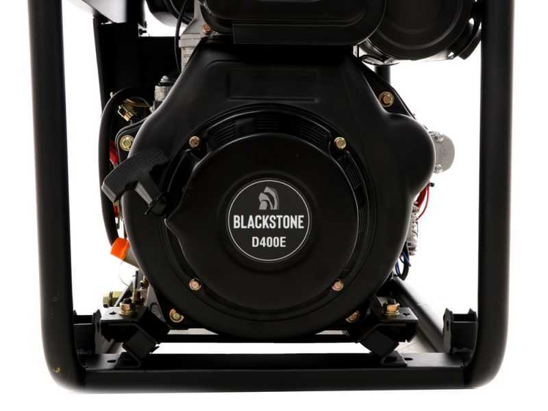 BlackStone OFB 8500-3 D-ES - Generador de corriente di&eacute;sel con AVR 6.3 kW - Continua 6 kW Trif&aacute;sico