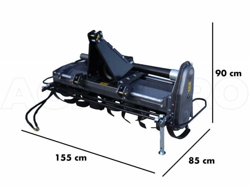 Blackstone BHTL-150 - Rotovator para tractor serie medio-pesada - Desplazamiento hidr&aacute;ulico