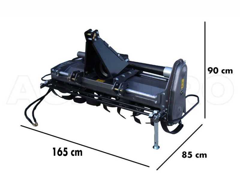Blackstone BHTL-150 - Rotovator para tractor serie medio-pesada - Desplazamiento hidr&aacute;ulico