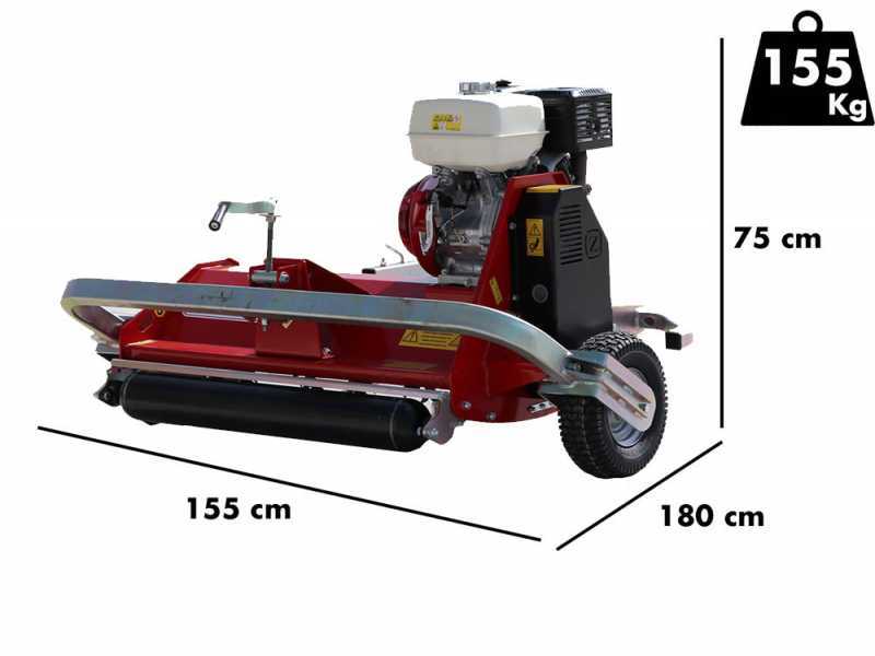 Zanon TSM Off-Road 1000 - Desbrozadora de arrastre para quad - Honda GX390