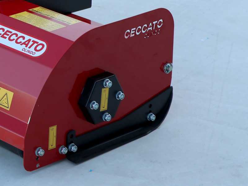 Trituradora ligera para tractor Ceccato Trincione 290 enganche fijo, ancho 140 cm - 48 cuchillas