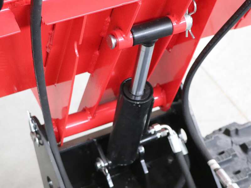 GeoTech-Pro Geoporter 550 DHS Hydro - Carretilla de orugas con caj&oacute;n dumper hidr&aacute;ulico de 500 kg - Cambio hidrost&aacute;tico