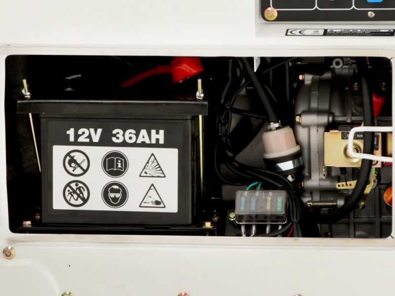 Blackstone SGB 8500-3 D-ES - Generador de corriente di&eacute;sel silencioso con AVR 6.3 kW - Continua 6 kW Trif&aacute;sica + ATS