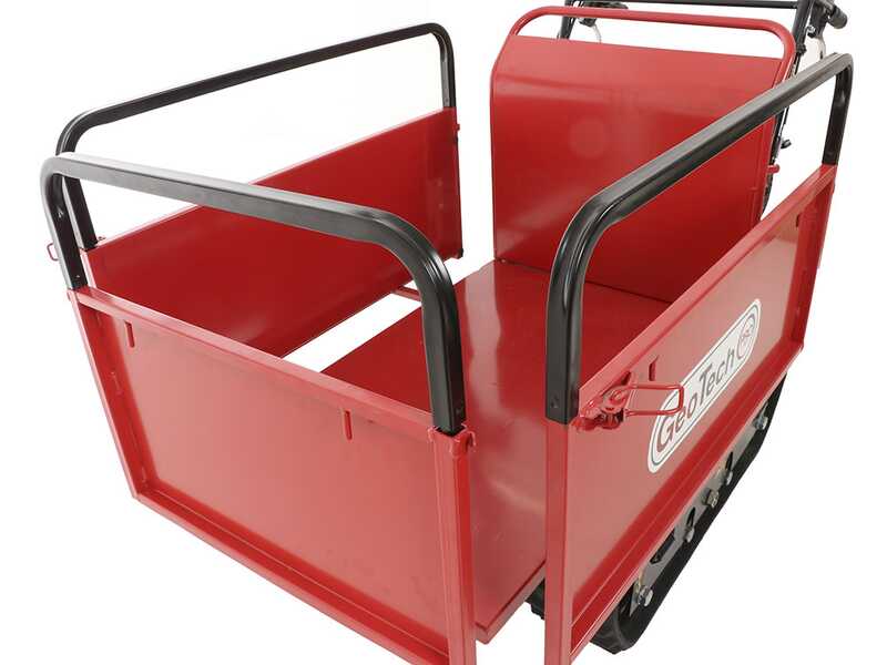Carretilla de orugas GeoTech Pro GeoPorter H-540E Hydro - Caj&oacute;n hidr&aacute;ulico extensible 500 kg