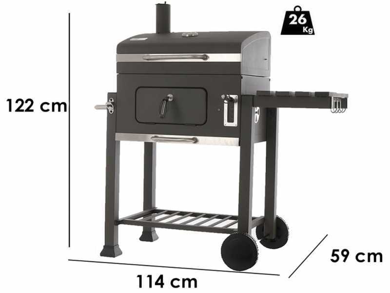 Royal Food CB2400 Medium - Barbacoa de carb&oacute;n
