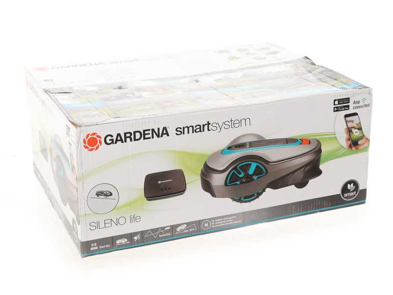 Gardena SILENO life 750 - Robot cortac&eacute;sped - Con cable perimetral - Bater&iacute;a de litio