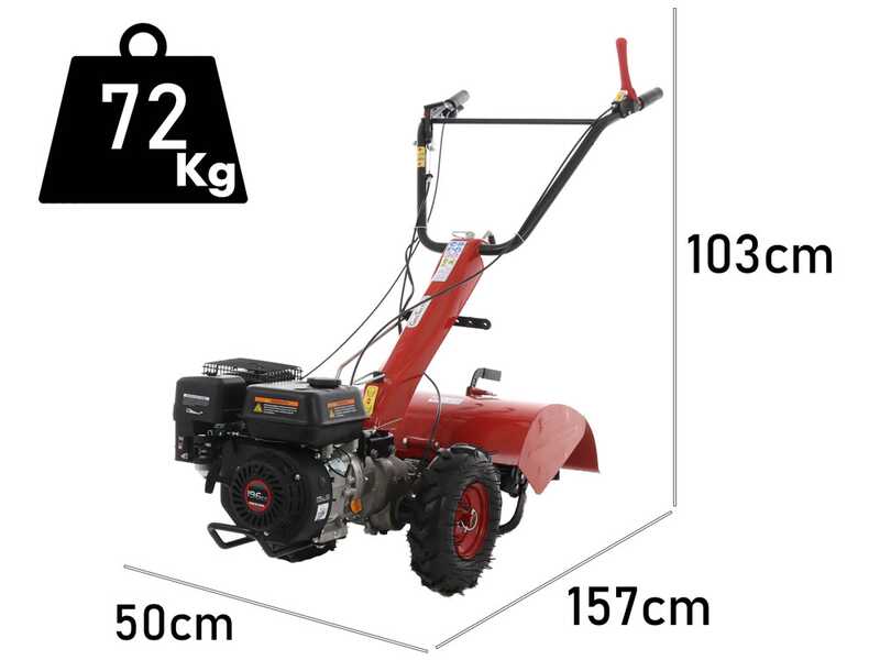 Geotech MCT650 - Motocultor de gasolina - Loncin G200F - 6.5HP