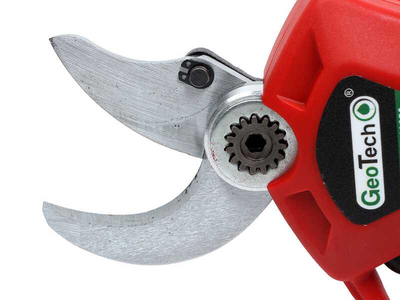 Tijeras el&eacute;ctricas de poda GeoTech - MS 30 - 2 bater&iacute;as 2 Ah y 18 V - Di&aacute;metro de corte 30 mm