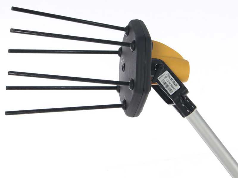 Volpi Giulivo Plus 705XL - Vareador de aceitunas el&eacute;ctrico de bater&iacute;a 240-360 cm - P&eacute;rtiga telesc&oacute;pica