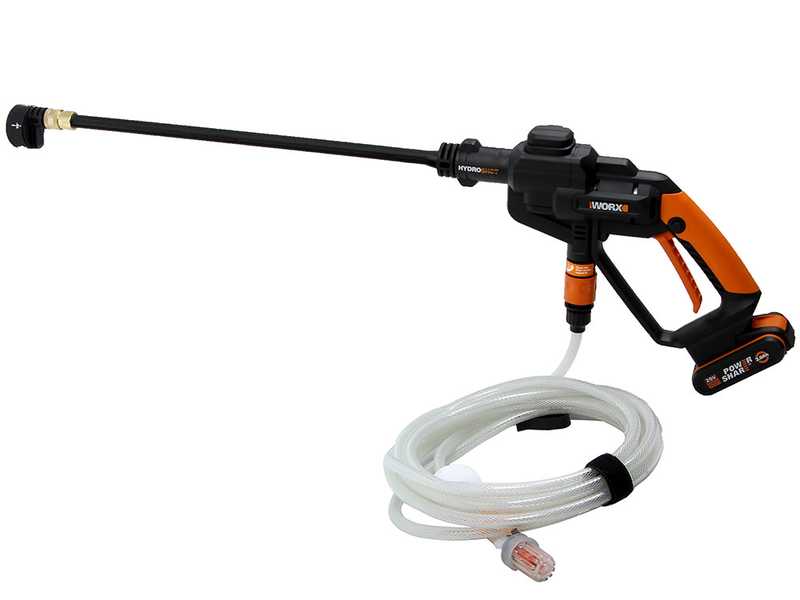 Pistola hidrolimpiadora a presi&oacute;n Worx WG620E 20V Lithium con bater&iacute;a 2A Powershare