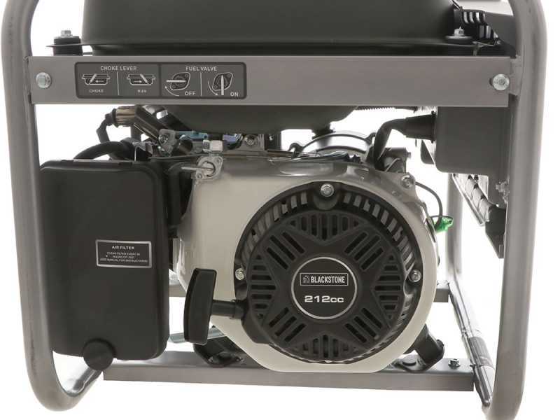Blackstone BG 4050-X - Generador de corriente con AVR 3 kw - Continua 2.8 kW Monof&aacute;sica