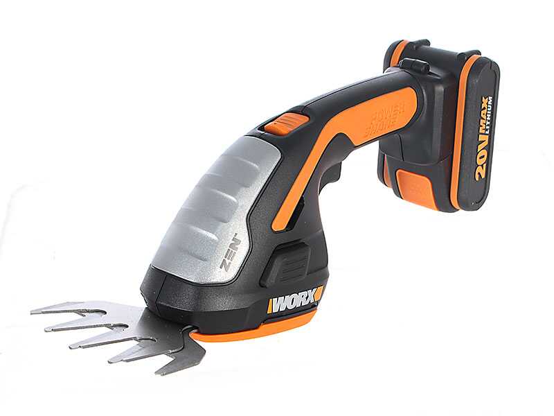 Worx WG801E - Tijera cortac&eacute;sped de bater&iacute;a 4 en 1- cortasetos - 20V 2Ah