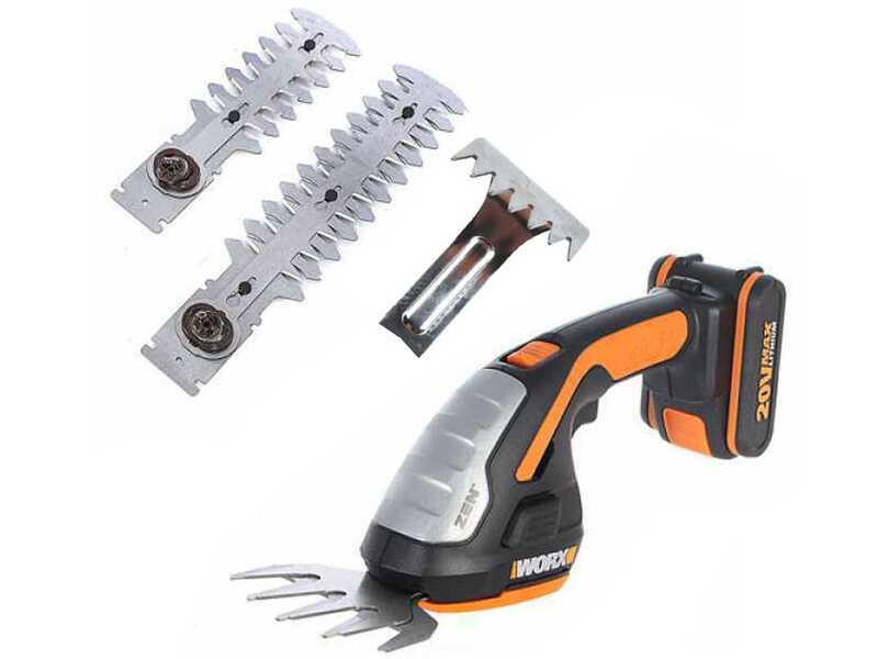 Worx WG801E.9 - Tijera cortac&eacute;sped de bater&iacute;a 4 en 1 - BATER&Iacute;A Y CARGADOR NO INCLUIDOS