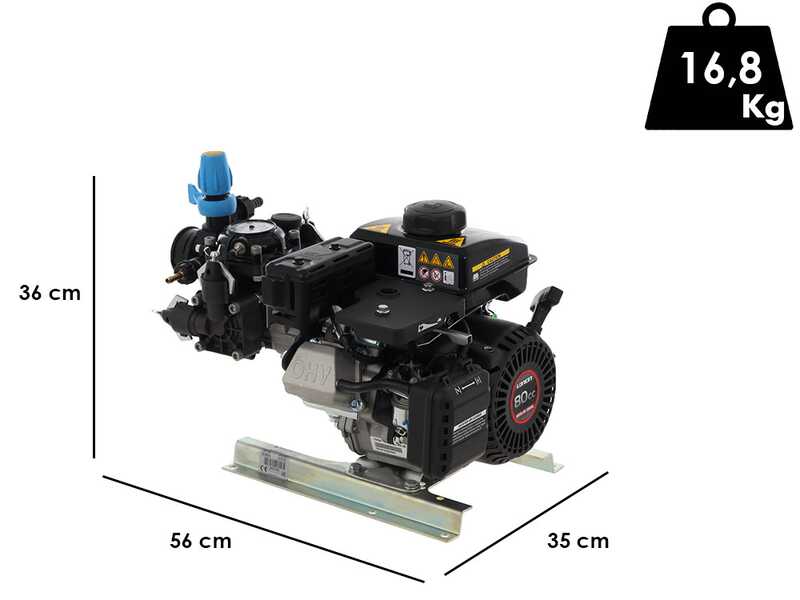 Comet MTP MC 25 - Bomba fumigadora - Motor de gasolina 4 tiempos