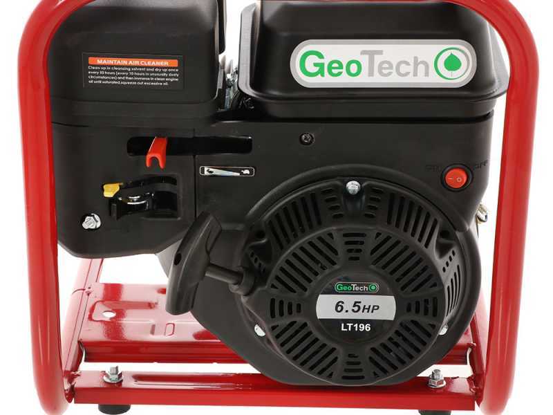 Motobomba de gasolina GeoTech LP 50 V - Racores de 50 mm - 2 pulgadas