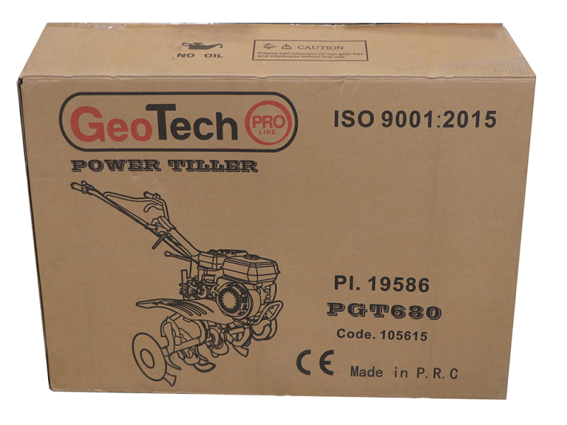 GeoTech-Pro PGT680 - Motoazada de gasolina 7 HP - Motor de 208cc