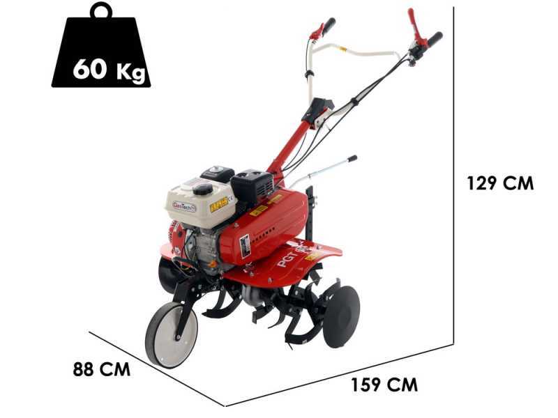 GeoTech-Pro PGT680 - Motoazada de gasolina 7 HP - Motor de 208cc