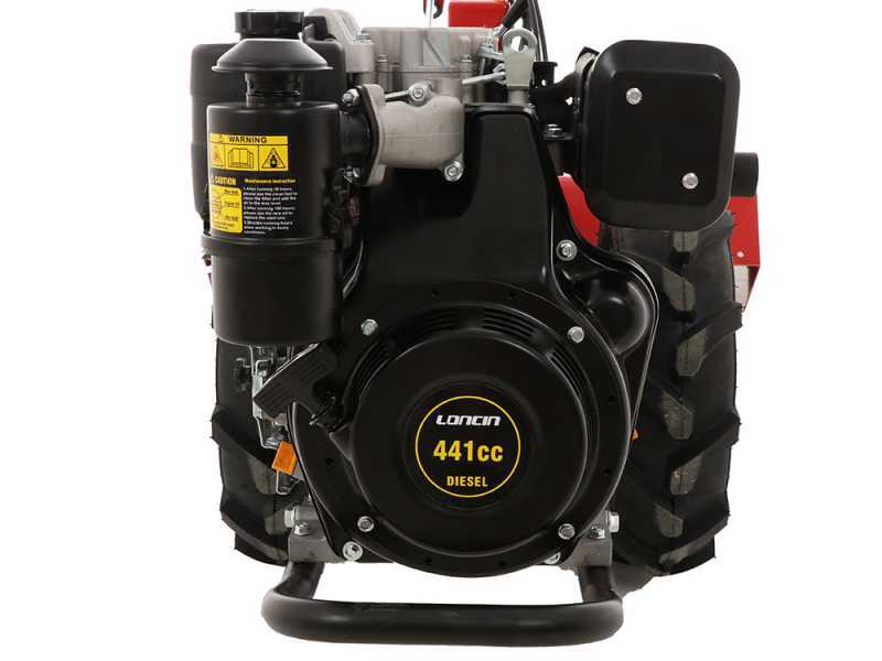 Ginko R710 - Motocultor di&eacute;sel - Loncin LC186F - 11HP