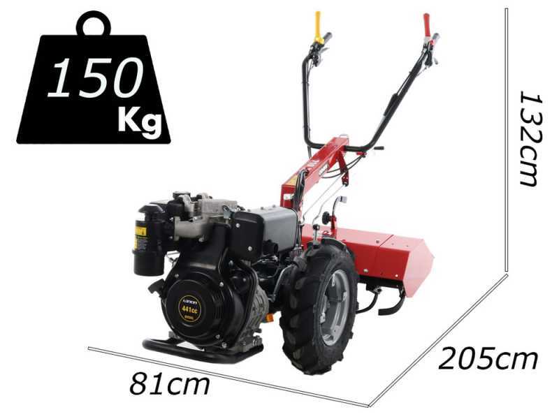Ginko R710 - Motocultor di&eacute;sel - Loncin D404F - 11HP