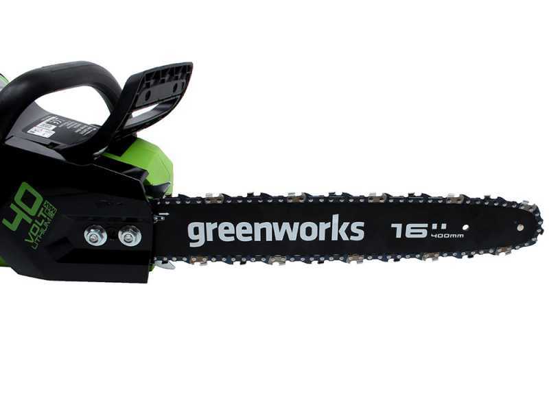 Electrosierra Greenworks GD40CS18 40V - BATER&Iacute;A Y CARGADOR NO INCLUIDOS