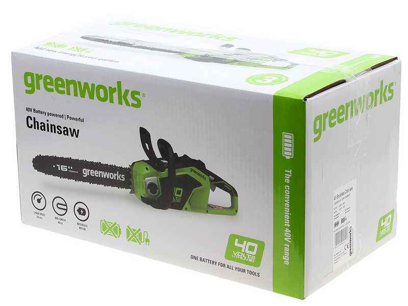 Greenworks GD40CS18 - Electrosierra 40V - BATER&Iacute;A Y CARGADOR NO EST&Aacute;N INCLUIDOS