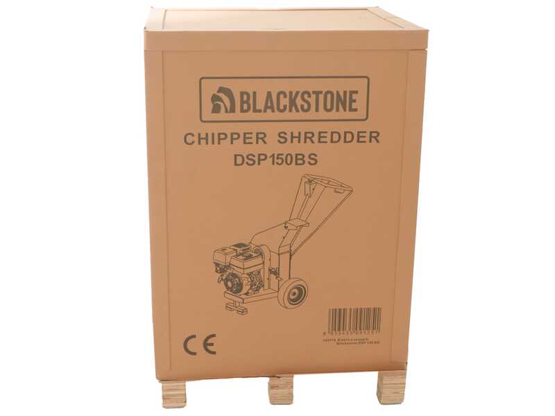 BlackStone DSP 150 BS - Biotrituradora de gasolina - Motor Briggs &amp; Stratton de 420cc