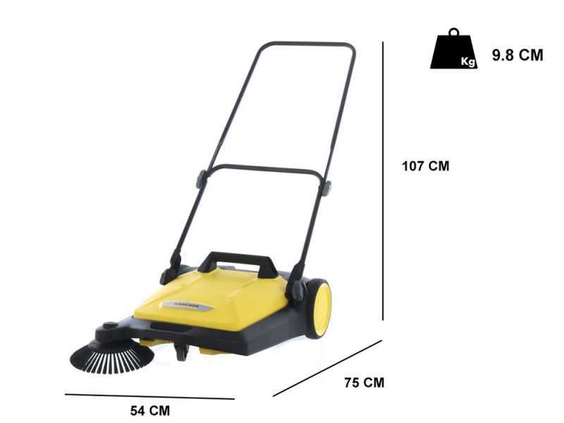 K&auml;rcher S 4 - Barredora manual de empuje con recogedor