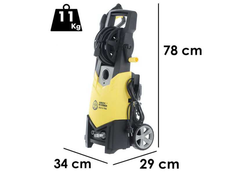 Annovi &amp; Reverberi 181K X-TRA - Hidrolimpiadora de agua fr&iacute;a - 120 bar - 480 l/h