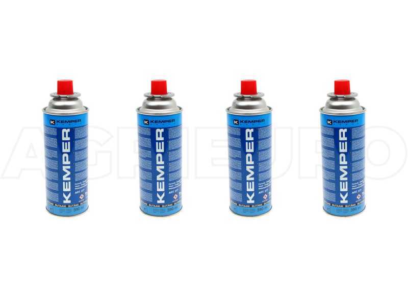 4 Cartuchos recarga para quemador Kemper