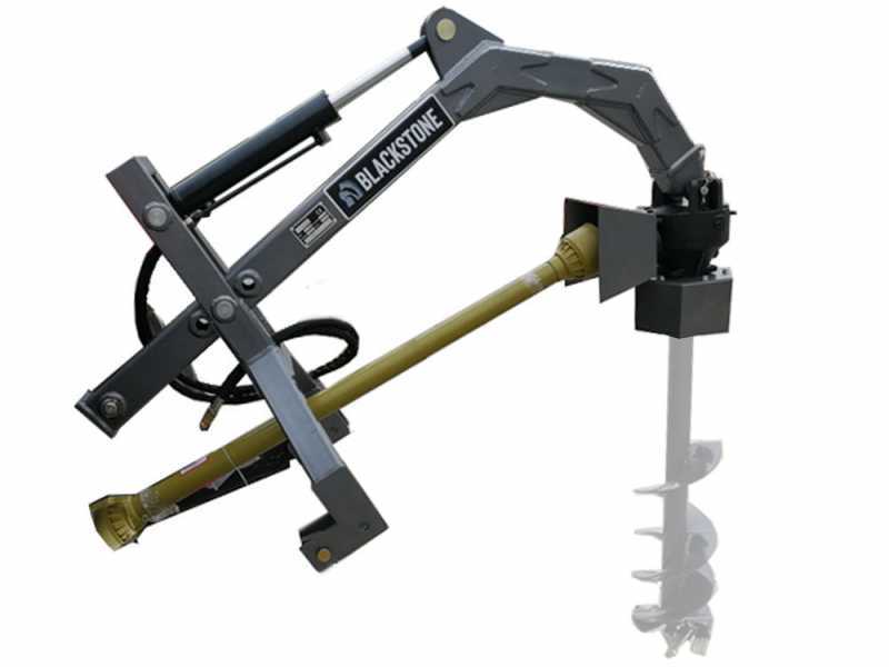 BlackStone BHD500 HR - Ahoyador para tractor - Sistema de empuje hidr&aacute;ulico - Broca no incluida