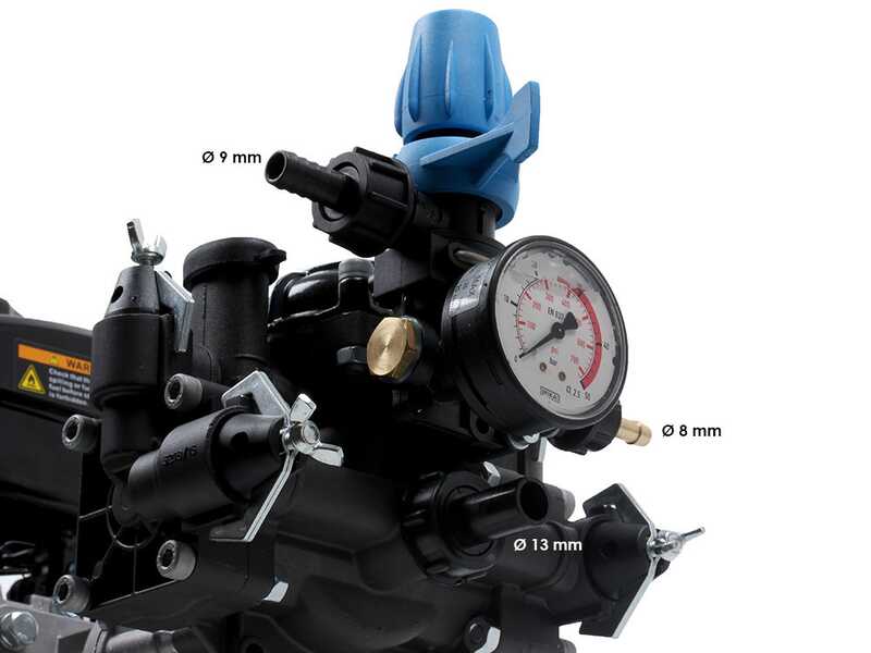 Comet MTP MC 25  - Motobomba fumigadora con carro - 4 tiempos - Loncin 148F-2
