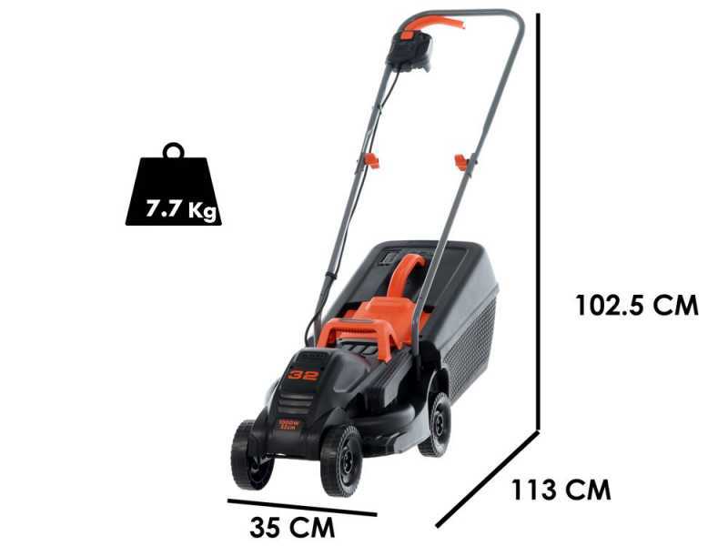 Black &amp; Decker BEMW351-QS - Cortac&eacute;sped el&eacute;ctrico - 1000 W - Corte de 32 cm