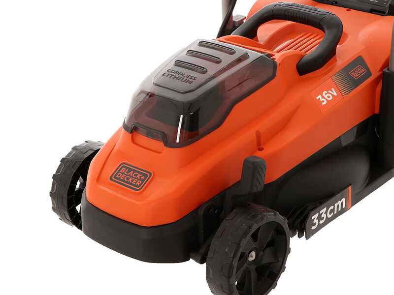 Cortac&eacute;sped el&eacute;ctrico de bater&iacute;a Black &amp; Decker BCMW3336L1-QW - 36V 2.5Ah