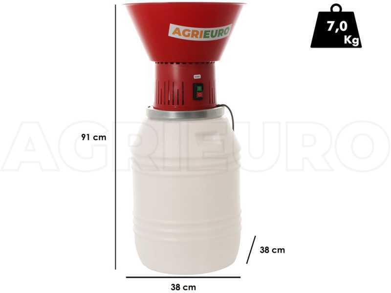 Molino el&eacute;ctrico AgriEuro AG003 - molino para cereales - motor el&eacute;ctrico 1120W - 1,5HP - 230V