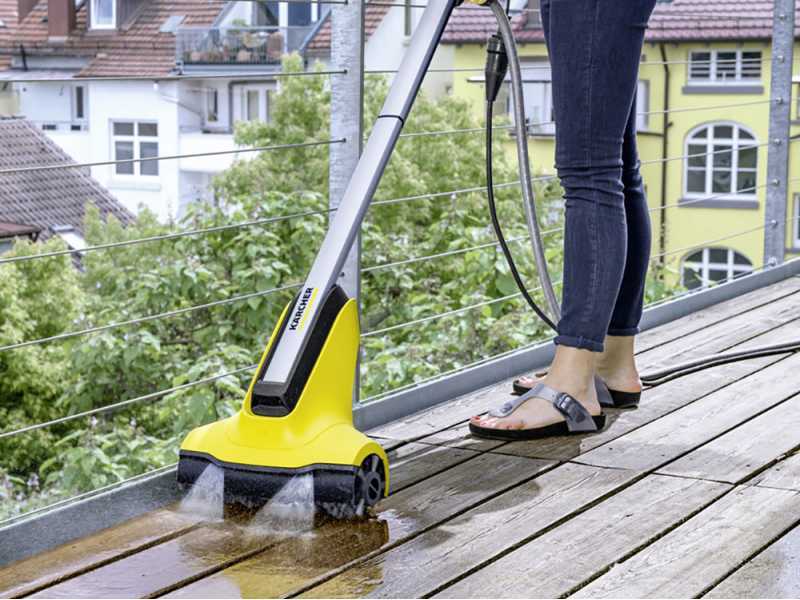 Fregadora de suelos Karcher PCL 4 - limpiador de superficies con cepillo giratorio - 600 W