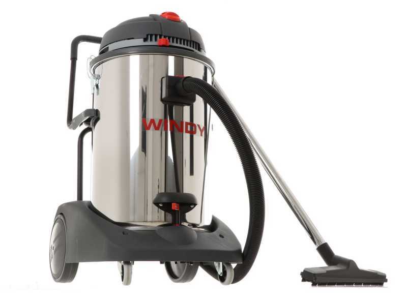 Lavor Windy 378 IR - Aspirador de polvo y l&iacute;quido  - bid&oacute;n de acero inoxidable