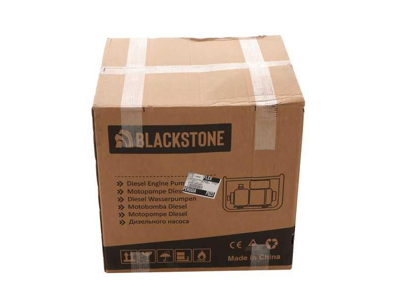 BlackStone BD 5000 - Motobomba de di&eacute;sel autocebante - Racores 50 mm