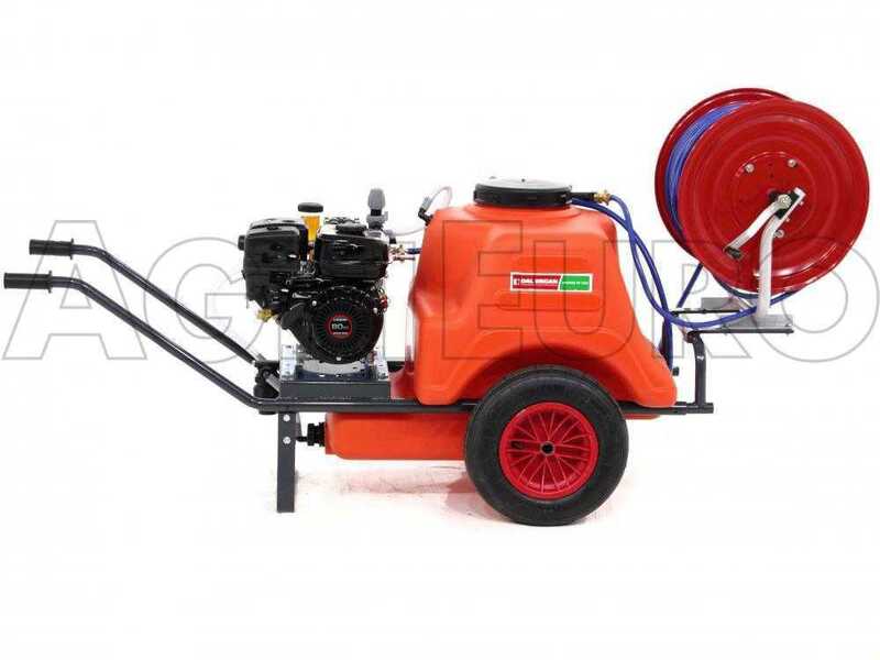 Carretilla fumigadora - Bomba Comet MTP MC 25 Loncin - Carro Dal Degan con dep&oacute;sito 150L 