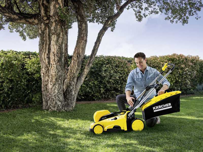 Cortac&eacute;sped el&eacute;ctrico de bater&iacute;a Karcher LMO 36-40 - SOLO M&Aacute;QUINA - SIN BATER&Iacute;A Y CARGADOR