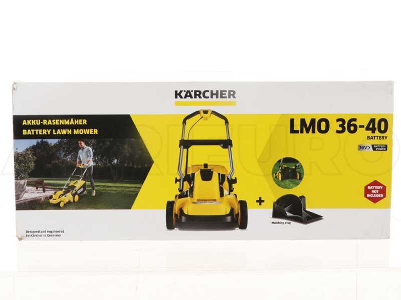 Cortac&eacute;sped el&eacute;ctrico de bater&iacute;a Karcher LMO 36-40 - SOLO M&Aacute;QUINA - SIN BATER&Iacute;A Y CARGADOR