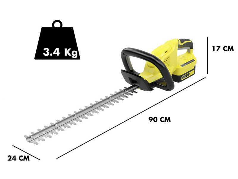 Cortasetos de bater&iacute;a Karcher HGE 18-45 - Espada de 45 cm - 18 V