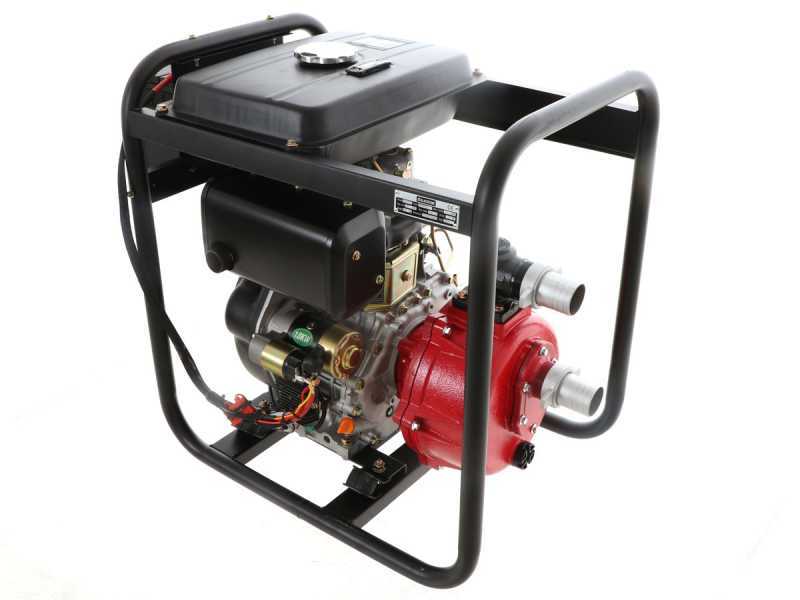Motobomba di&eacute;sel Blackstone BD-HH 5100 racores 50 mm - 2 pulgadas - elevada altura de elevaci&oacute;n - arranque el&eacute;ctrico - Euro 5