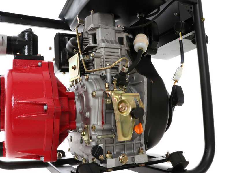 Motobomba di&eacute;sel Blackstone BD-HH 5100 racores 50 mm - 2 pulgadas - elevada altura de elevaci&oacute;n - arranque el&eacute;ctrico - Euro 5